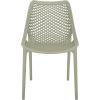 SAFAVIEH Outdoor Patio Furniture Collection – Leila White Dining Chair Set of 2, Fully Assembled Outdoor Chairs, Modern Lattice Design, Weather-Resistant Patio Seating (PAT4701C-SET2)(Green)