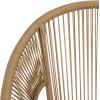 SAFAVIEH Outdoor Patio Furniture Collection – Otto Green & Black Rattan 3-Piece Bistro Set with 2 Chairs and Accent Table (PAT7549B)(Natural/Black)