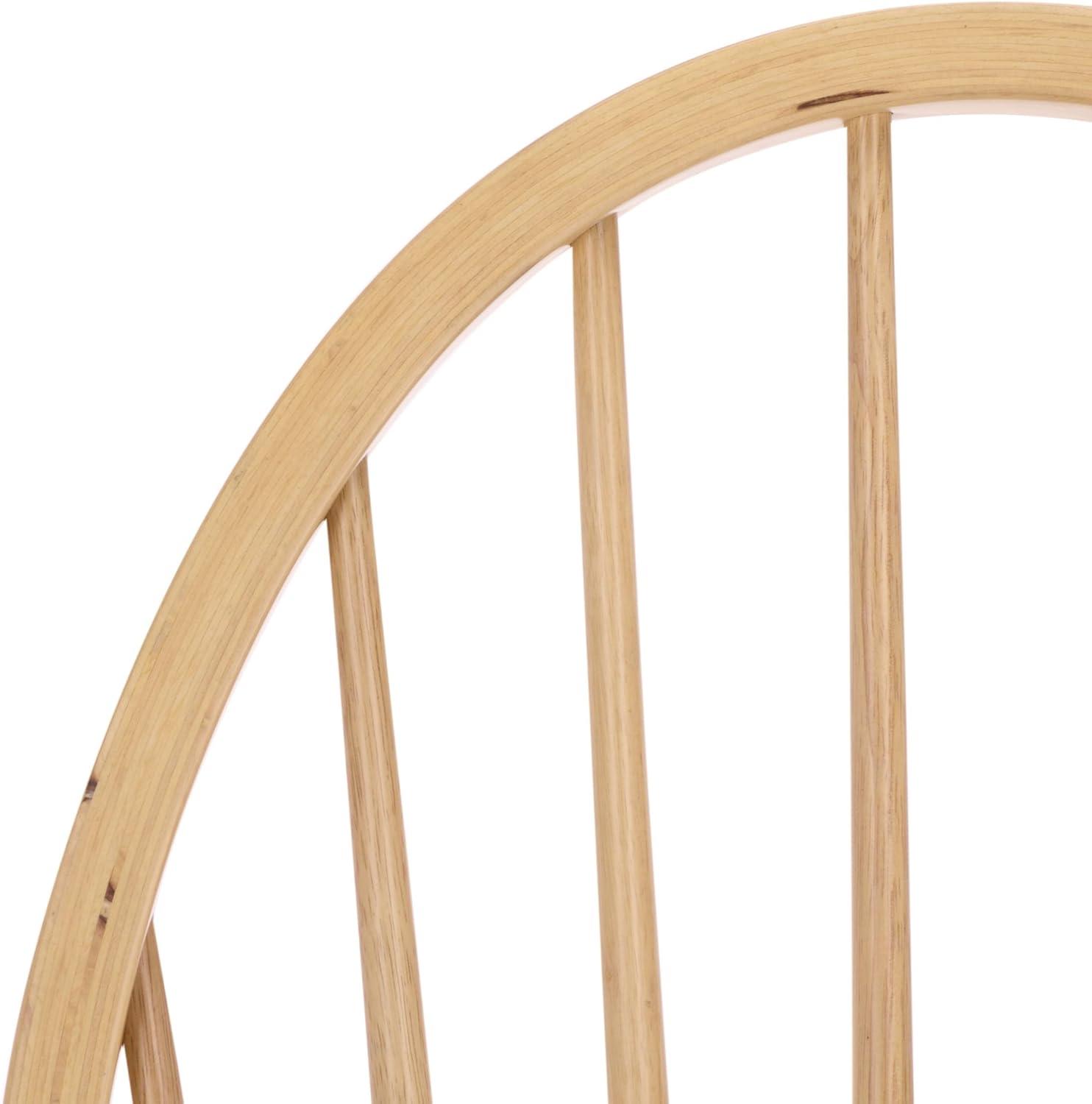 image:imageSAFAVIEH Furniture Wendall Chair Set of 2 Natural Solid Wood Windsor Style High Back Spindle Chair Ideal for Dining Room Kitchen 18 Seat Height DCH8509BSET2Natural