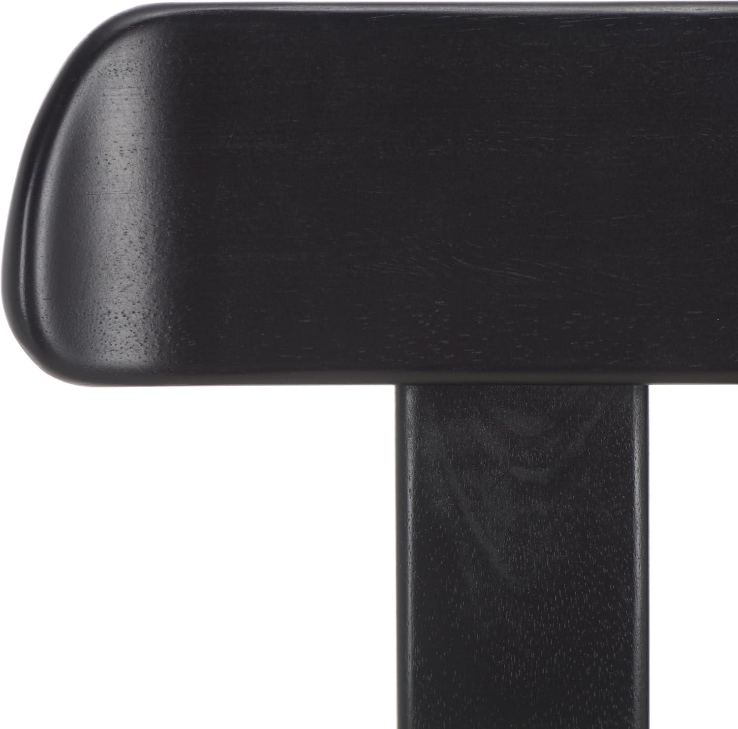 image:imageSAFAVIEH Home Collection Cayde MidCentury Modern Black Solid Wood Upholstered Dining Chair with Cream Boucle Seat DCH8806ECreamBlack