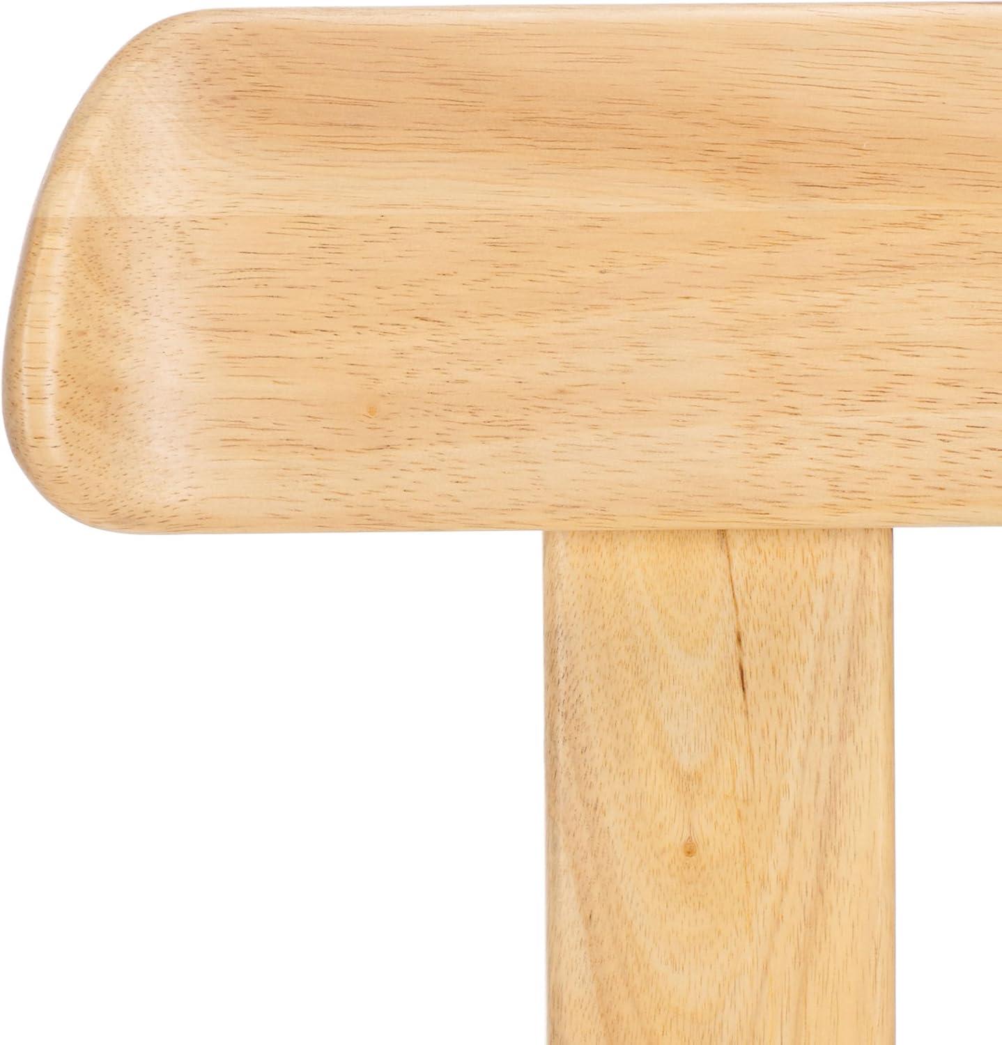 image:imageSAFAVIEH Home Collection Cayde MidCentury Modern Black Solid Wood Upholstered Dining Chair with Cream Boucle Seat DCH8806ECreamLight Blonde