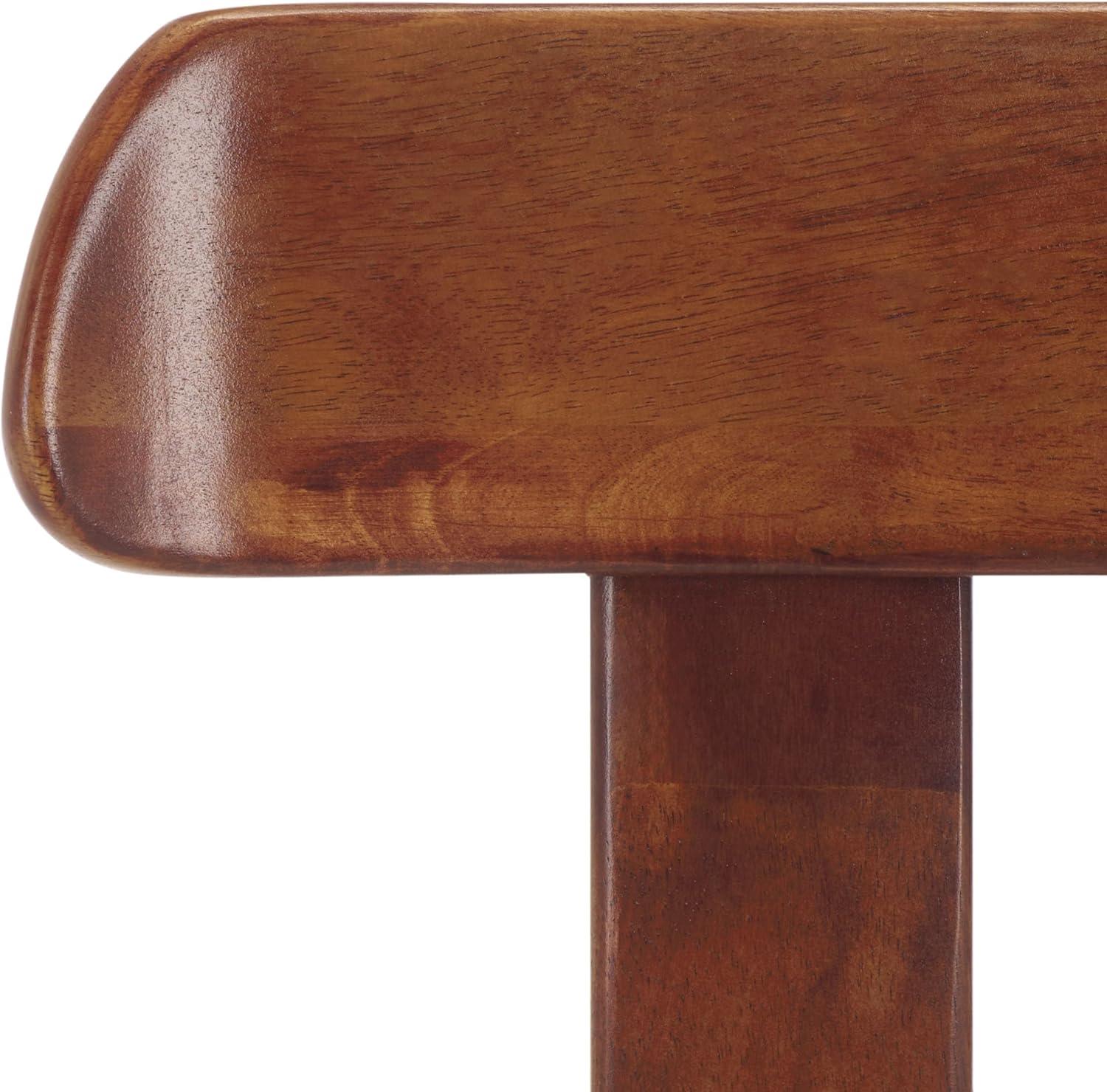 image:imageSAFAVIEH Home Collection Cayde MidCentury Modern Black Solid Wood Upholstered Dining Chair with Cream Boucle Seat DCH8806ECreamWalnut