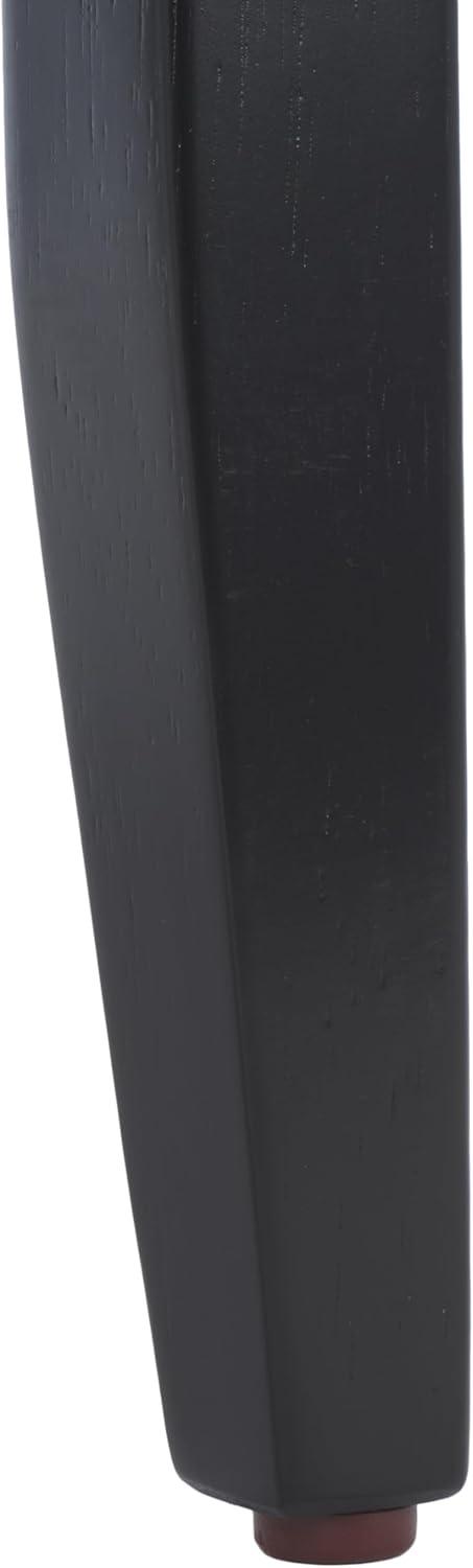 image:imageSAFAVIEH Home Collection Ksenia XBack Dining Side Chair Solid Wood Black Finish Farmhouse Classic DCH6902EBlack