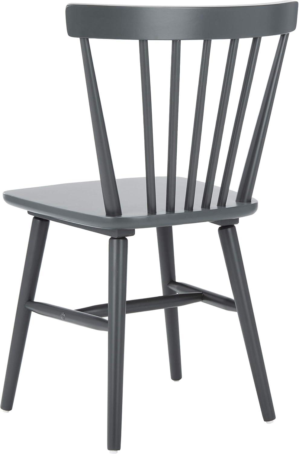 image:imageSAFAVIEH Home Collection Winona Set of 2 Honey Windsor Farmhouse Dining Chairs Spindle Back Wood Chairs Classic Casual Seating DCH8500KSET2Grey
