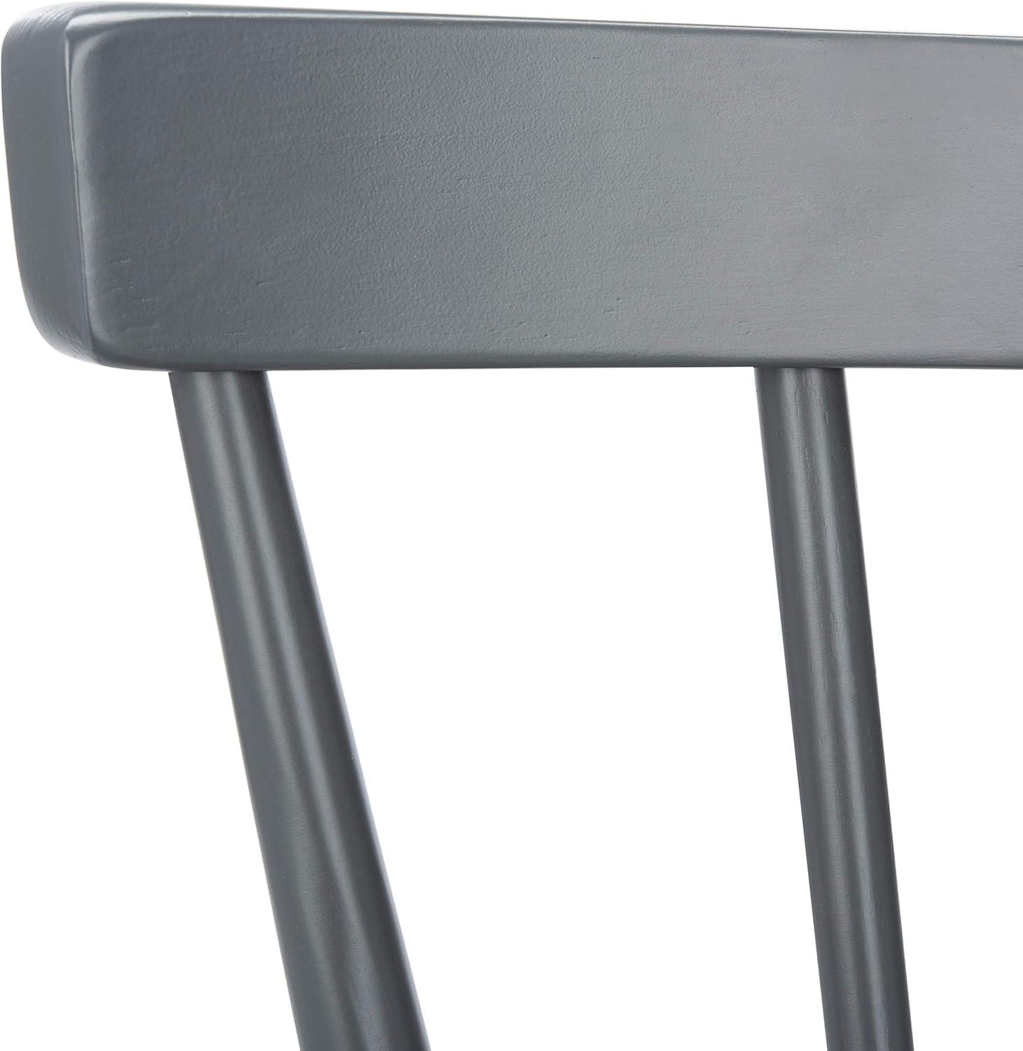 image:imageSAFAVIEH Home Collection Winona Set of 2 Honey Windsor Farmhouse Dining Chairs Spindle Back Wood Chairs Classic Casual Seating DCH8500KSET2Grey