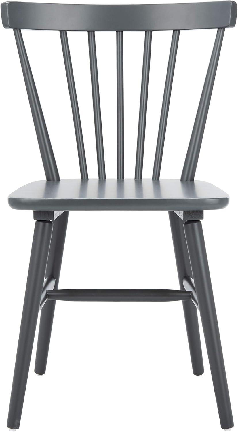 image:imageSAFAVIEH Home Collection Winona Set of 2 Honey Windsor Farmhouse Dining Chairs Spindle Back Wood Chairs Classic Casual Seating DCH8500KSET2Grey