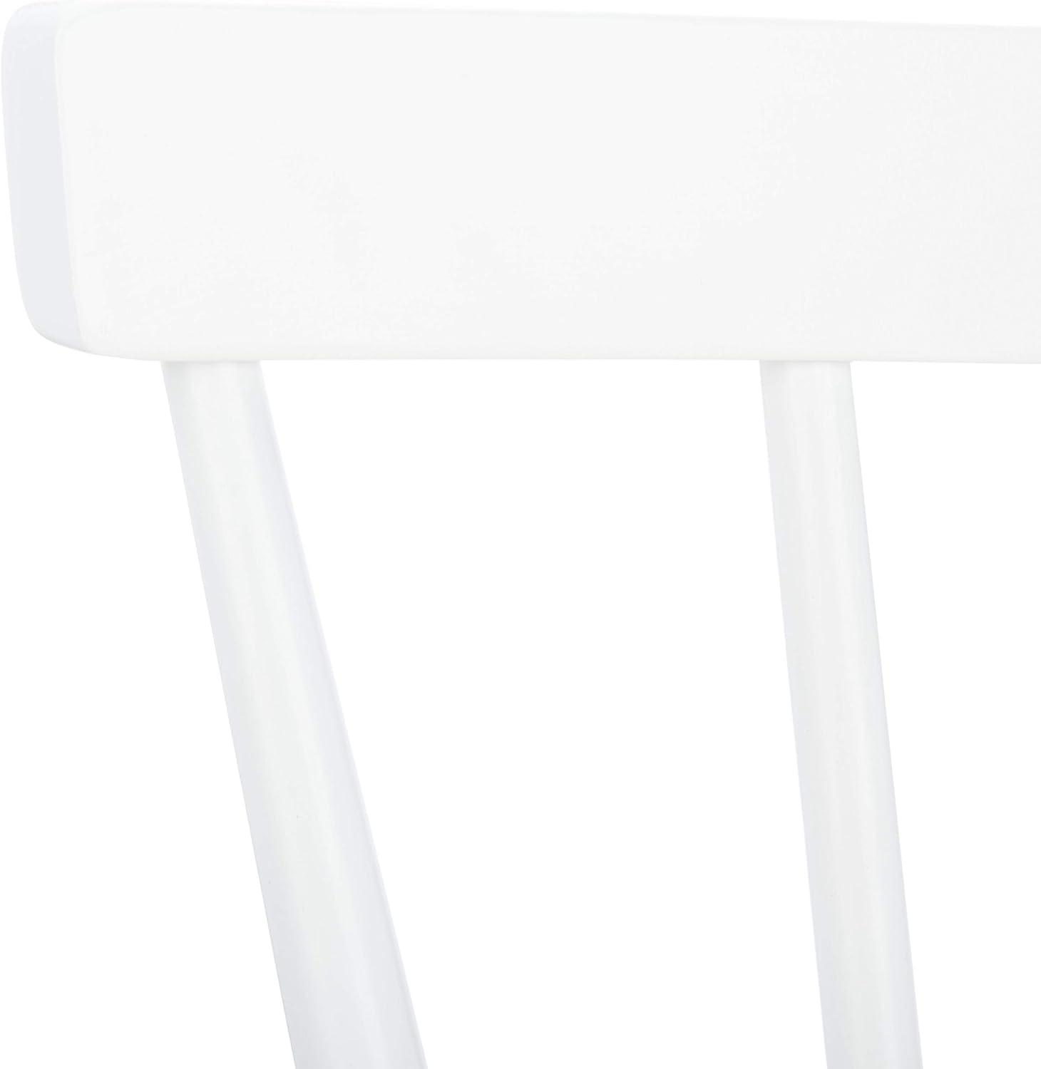 image:imageSAFAVIEH Home Collection Winona Set of 2 Honey Windsor Farmhouse Dining Chairs Spindle Back Wood Chairs Classic Casual Seating DCH8500KSET2White Natural