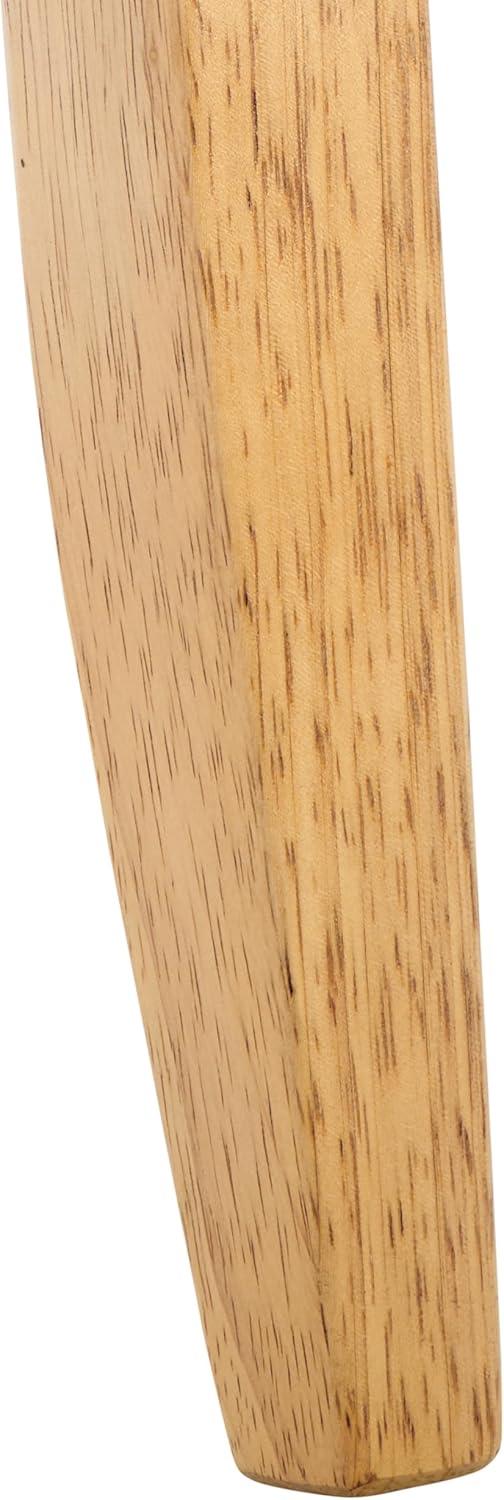 image:imageSAFAVIEH Home Collection Yana Double XBack Dining Side Chair Solid Wood Light Oak Finish Classic Farmhouse Style DCH6900BLight Oak