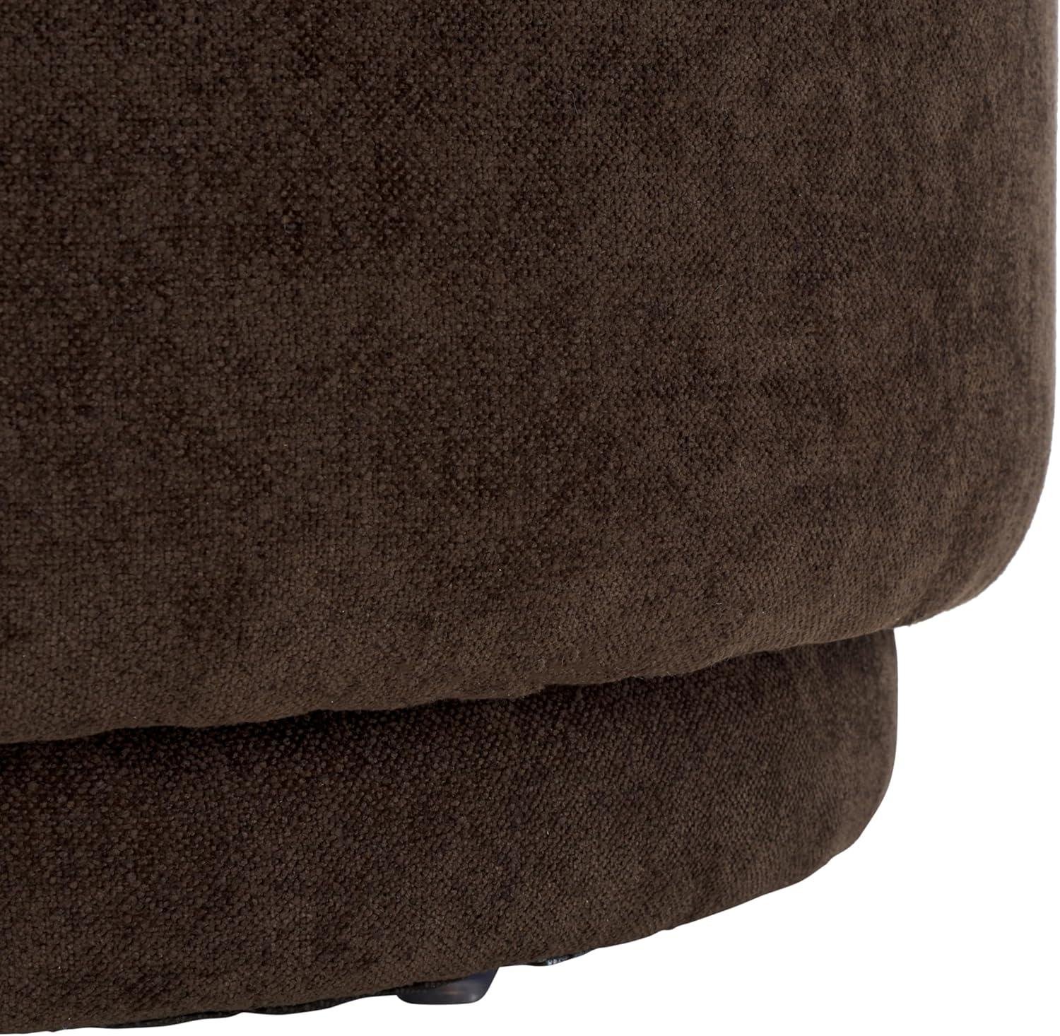 image:imageSAFAVIEH Home Collection Rhyt Beige Linen Accent Chair Fully AssembledBrown