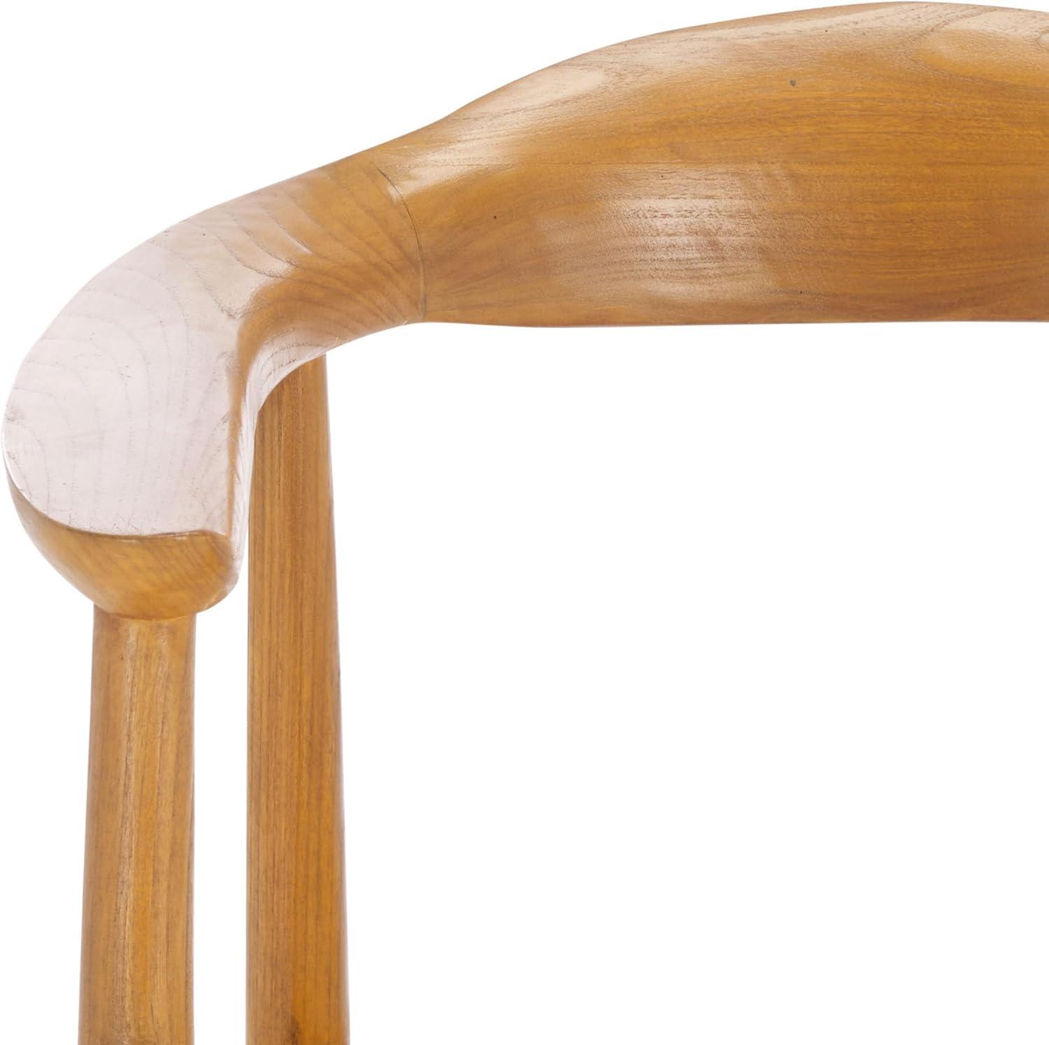 image:imageSAFAVIEH Home Collection Savina Black amp Natural Solid Wood Open Webbing Accent Chair Fully AssembledNaturalNatural