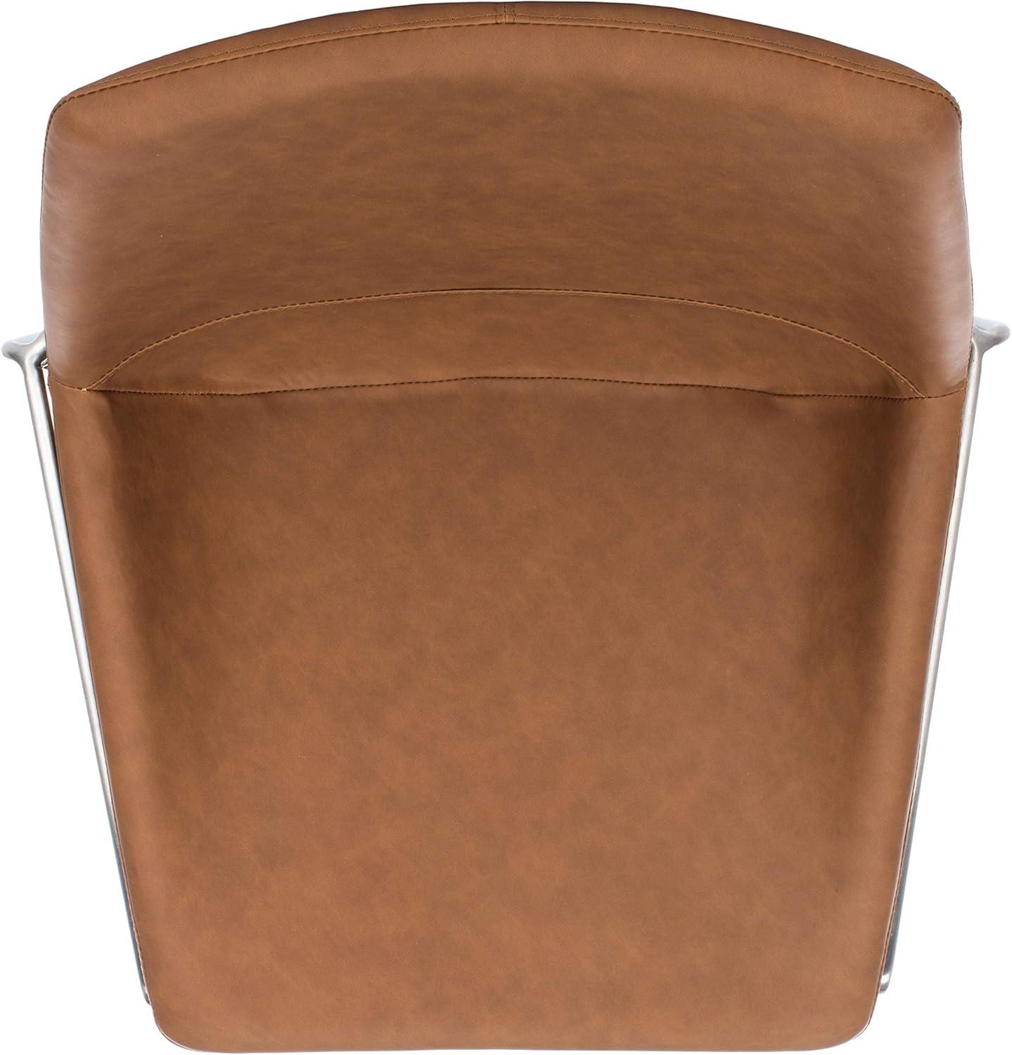 image:imageSafavieh Home Alexis Matte Stone MidCenturyCognac Silver