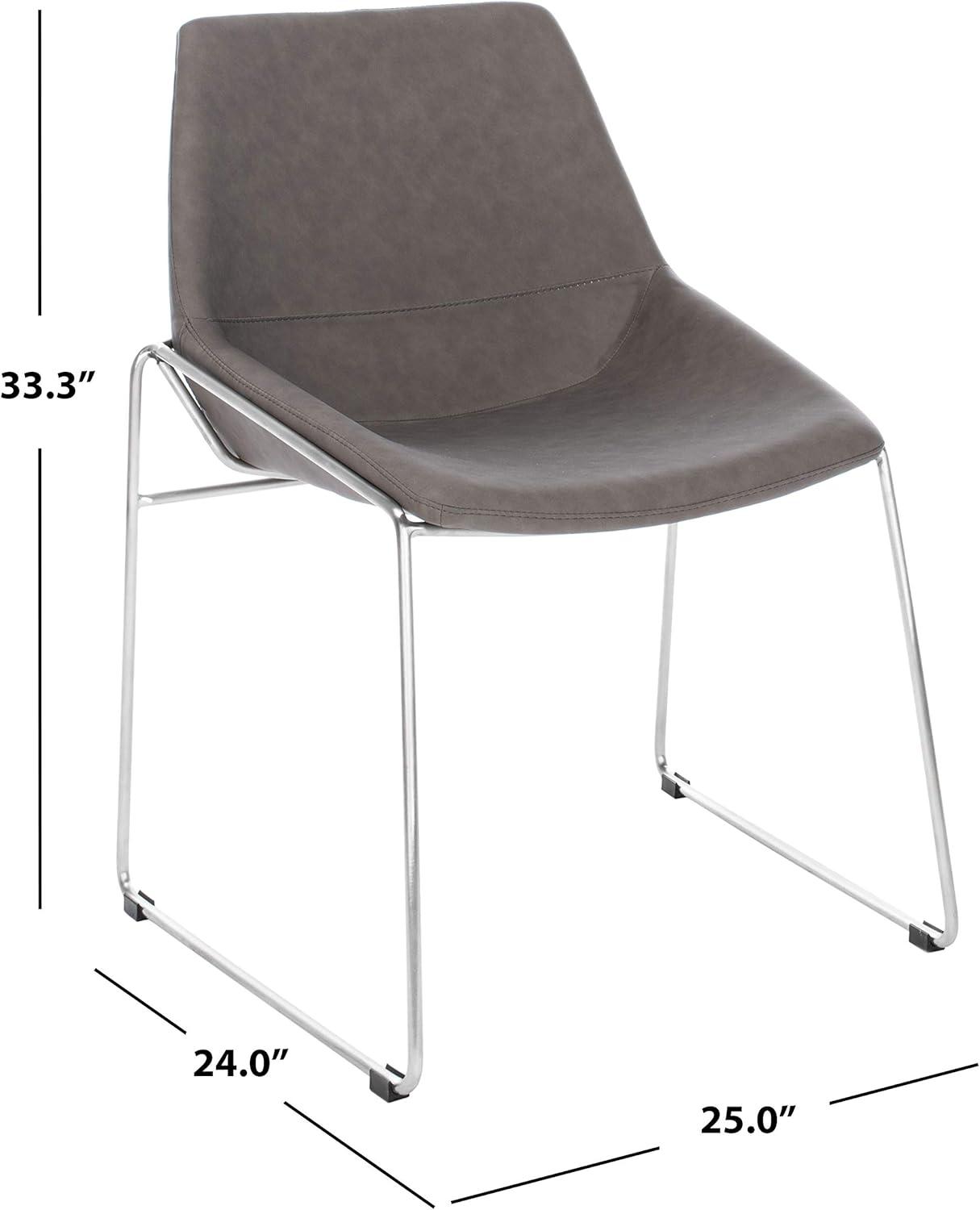 image:imageSafavieh Home Alexis Matte Stone MidCenturyGrey Silver