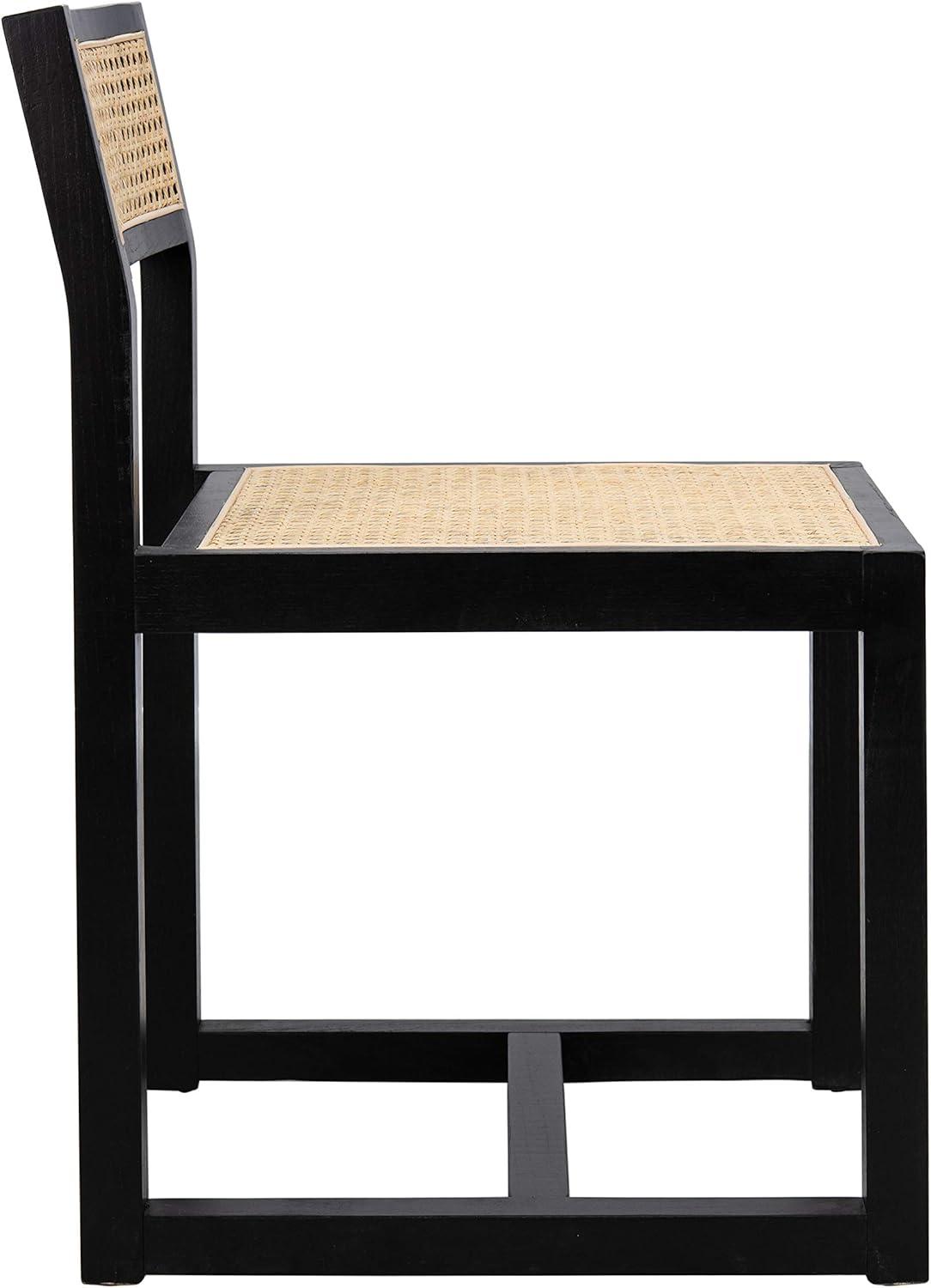 image:imageSafavieh Home Bernice White and Natural Cane Dining ChairBlack Natural