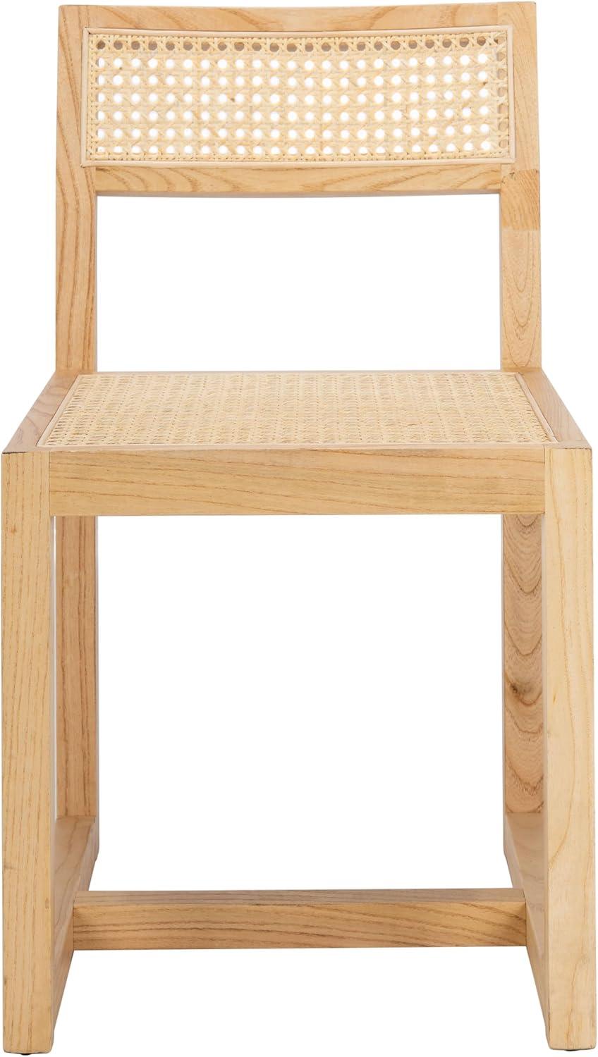 image:imageSafavieh Home Bernice White and Natural Cane Dining ChairNatural