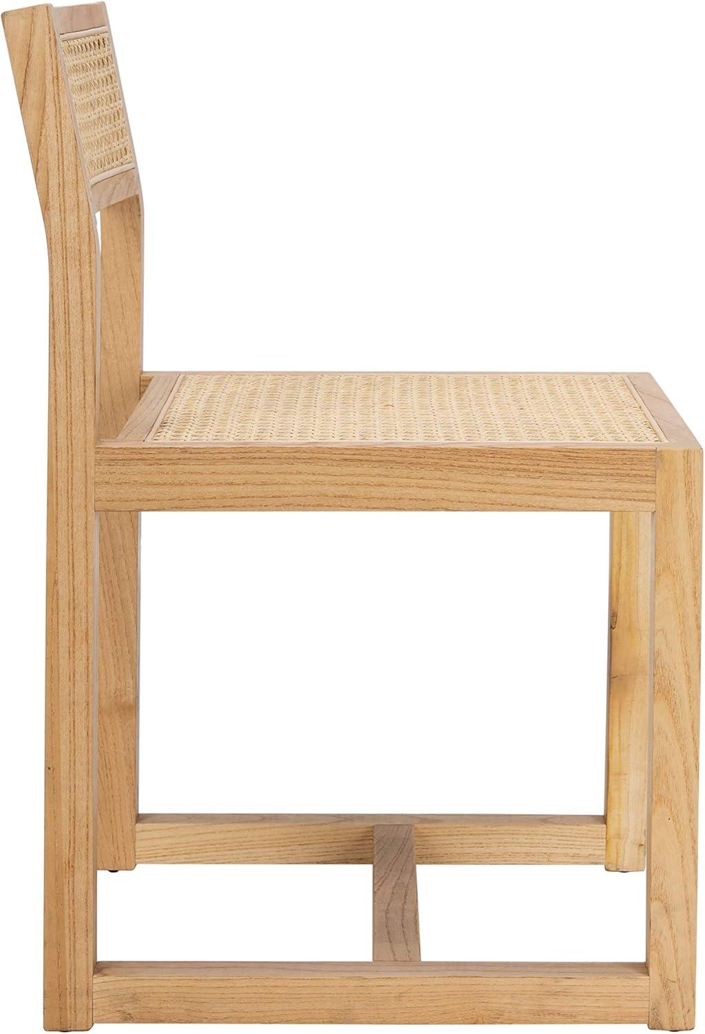 image:imageSafavieh Home Bernice White and Natural Cane Dining ChairNatural