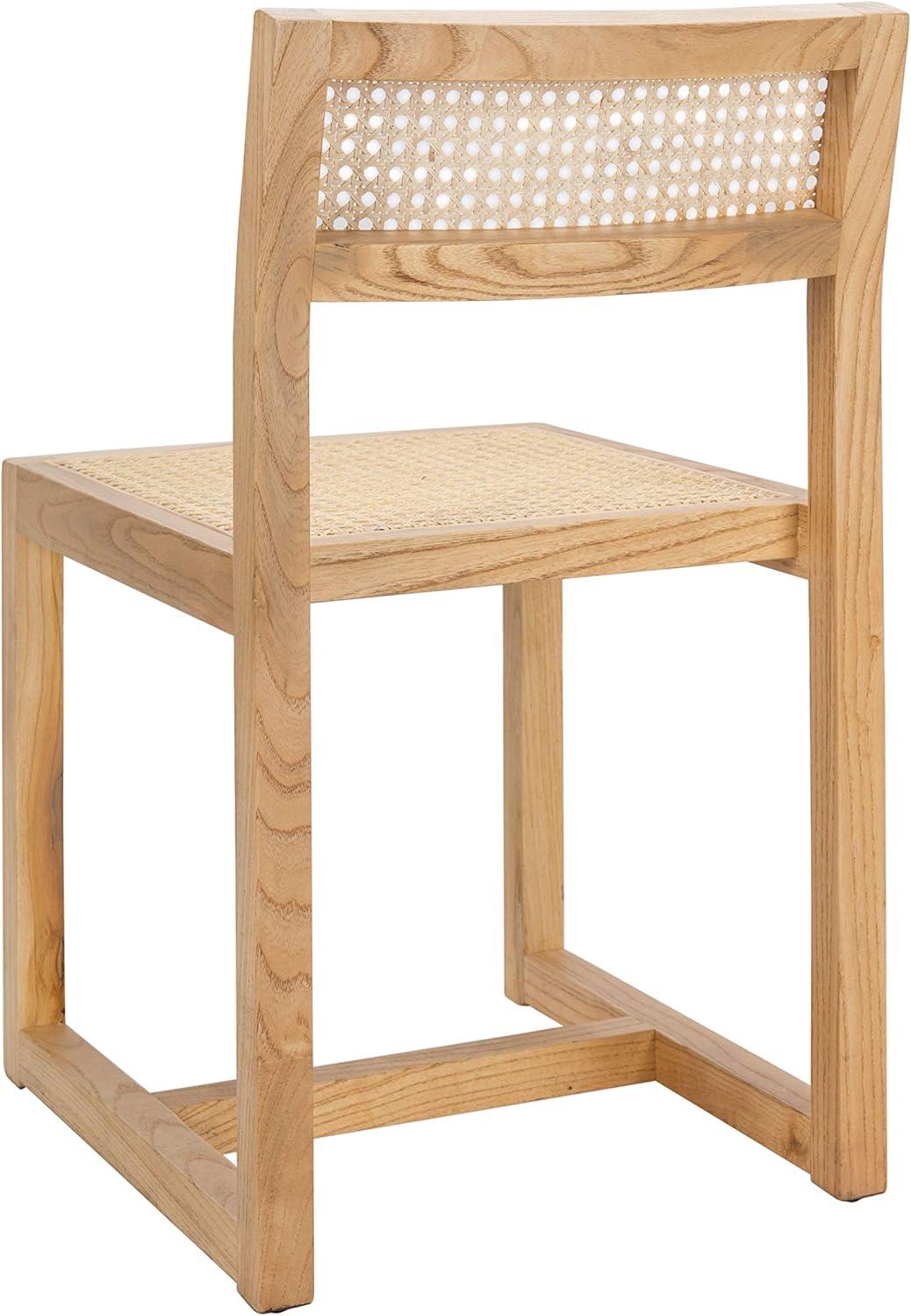 image:imageSafavieh Home Bernice White and Natural Cane Dining ChairNatural