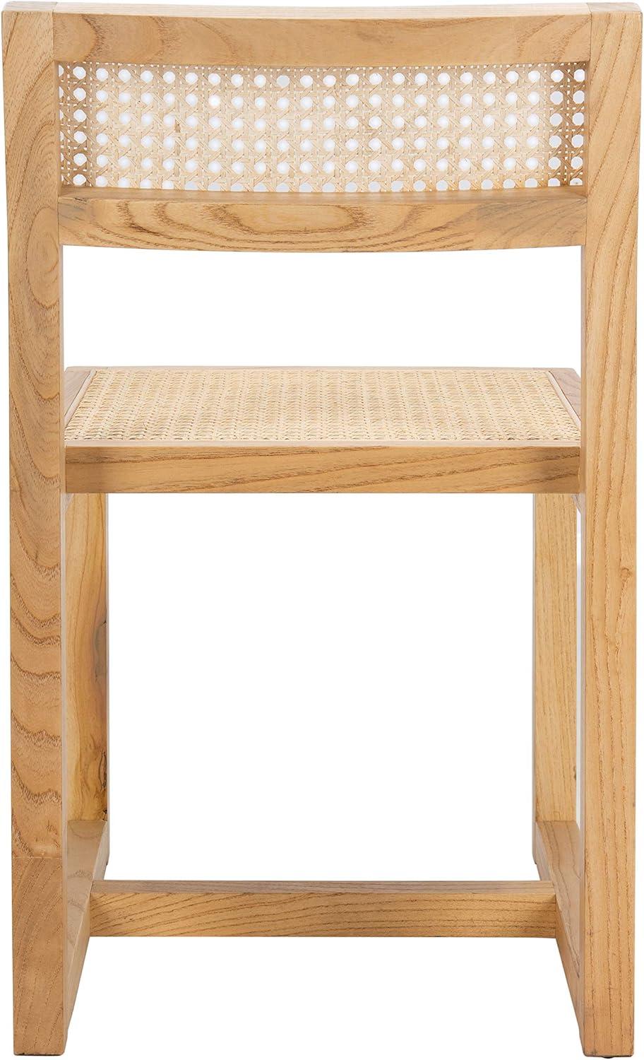 image:imageSafavieh Home Bernice White and Natural Cane Dining ChairNatural