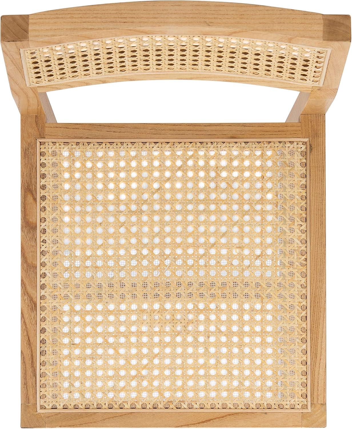 image:imageSafavieh Home Bernice White and Natural Cane Dining ChairNatural