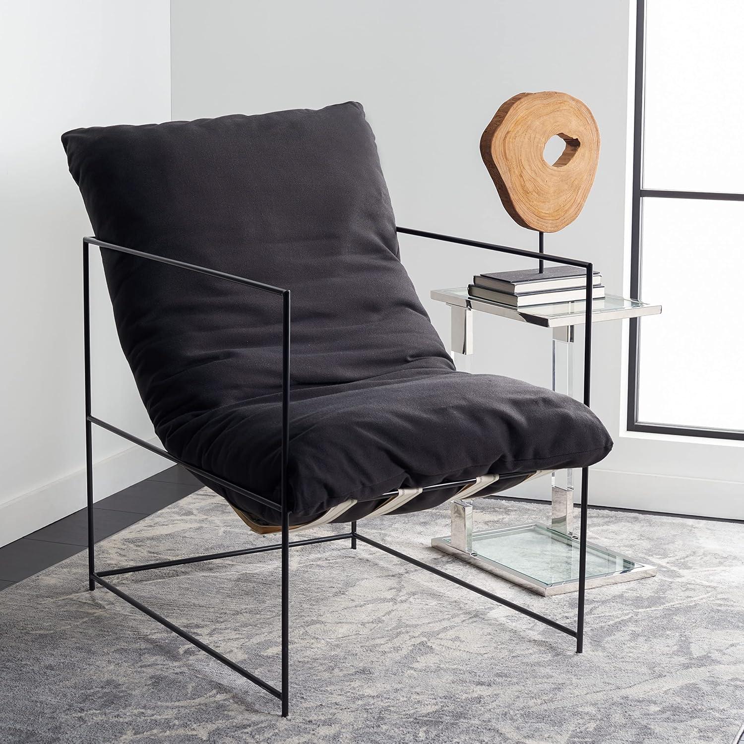 image:imageSafavieh Home Collection ACH4511 Chair BlackBlackBlack