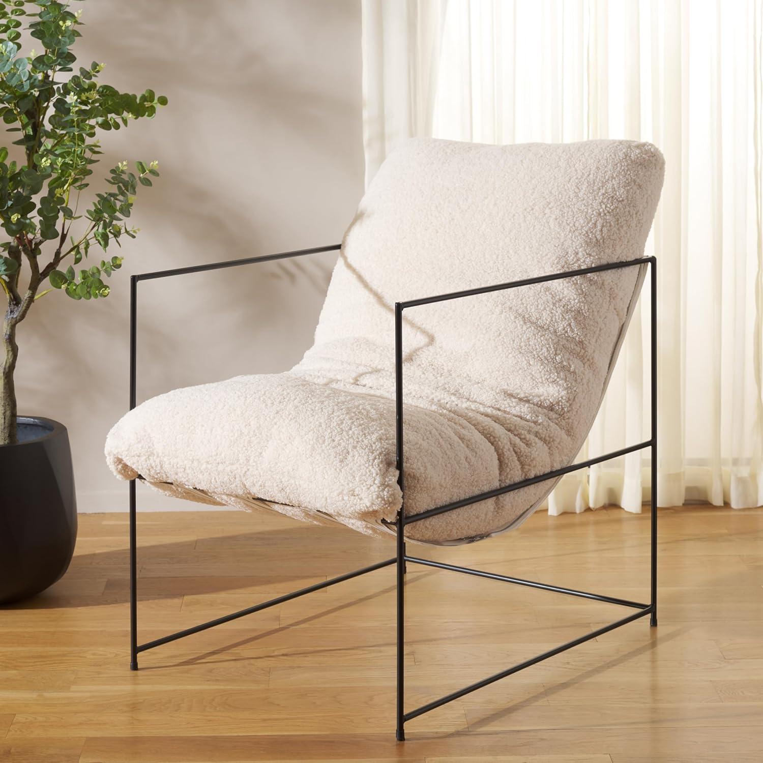 image:imageSafavieh Home Collection ACH4511 Chair BlackCremeBlack