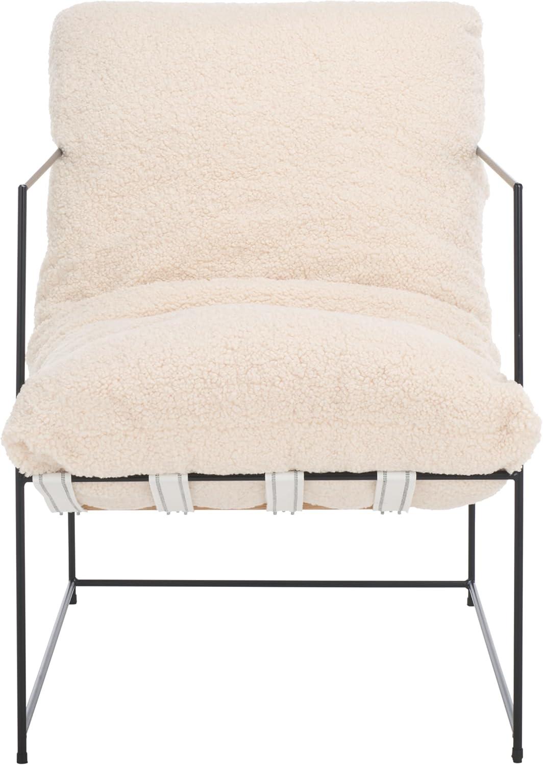 image:imageSafavieh Home Collection ACH4511 Chair BlackCremeBlack