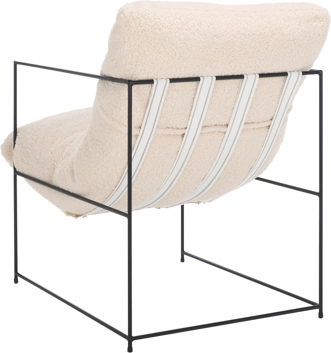 image:imageSafavieh Home Collection ACH4511 Chair BlackCremeBlack