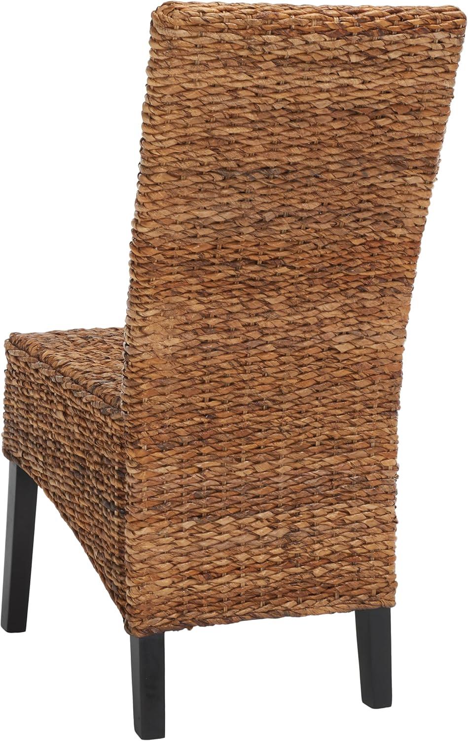 image:imageSafavieh Home Collection Kiska Natural Dining Chair Set of 2Dark Brown