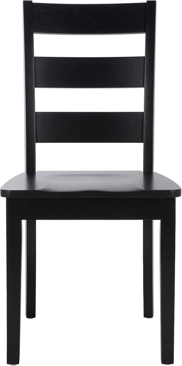 image:imageSafavieh Home Collection Silio White Ladder Back 18inch Dining Chair Set of 2Black