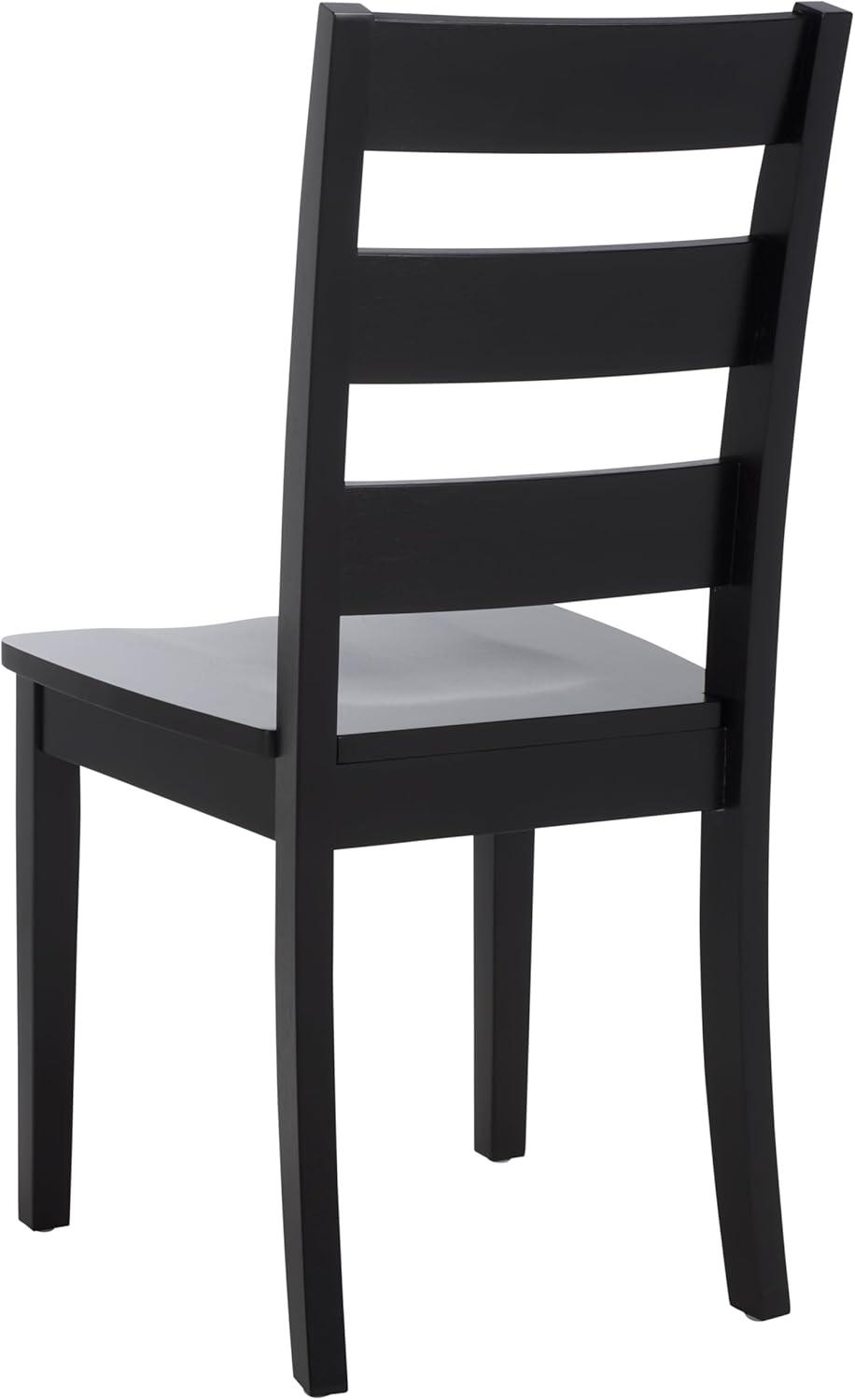 image:imageSafavieh Home Collection Silio White Ladder Back 18inch Dining Chair Set of 2Black
