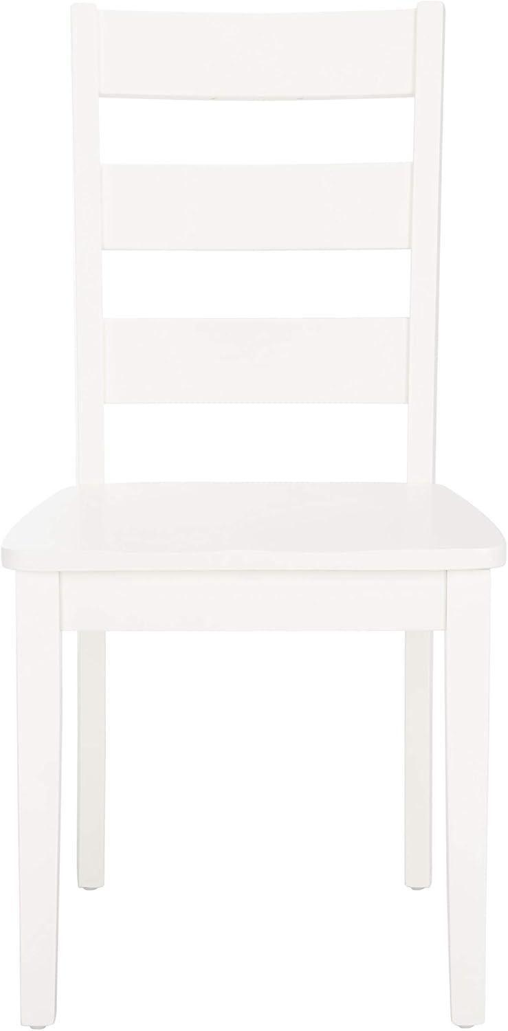 image:imageSafavieh Home Collection Silio White Ladder Back 18inch Dining Chair Set of 2White