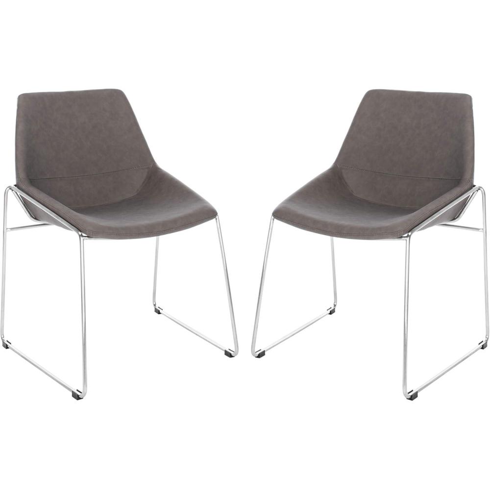 image:imageSafavieh Home Alexis Matte Stone MidCenturyGrey Silver