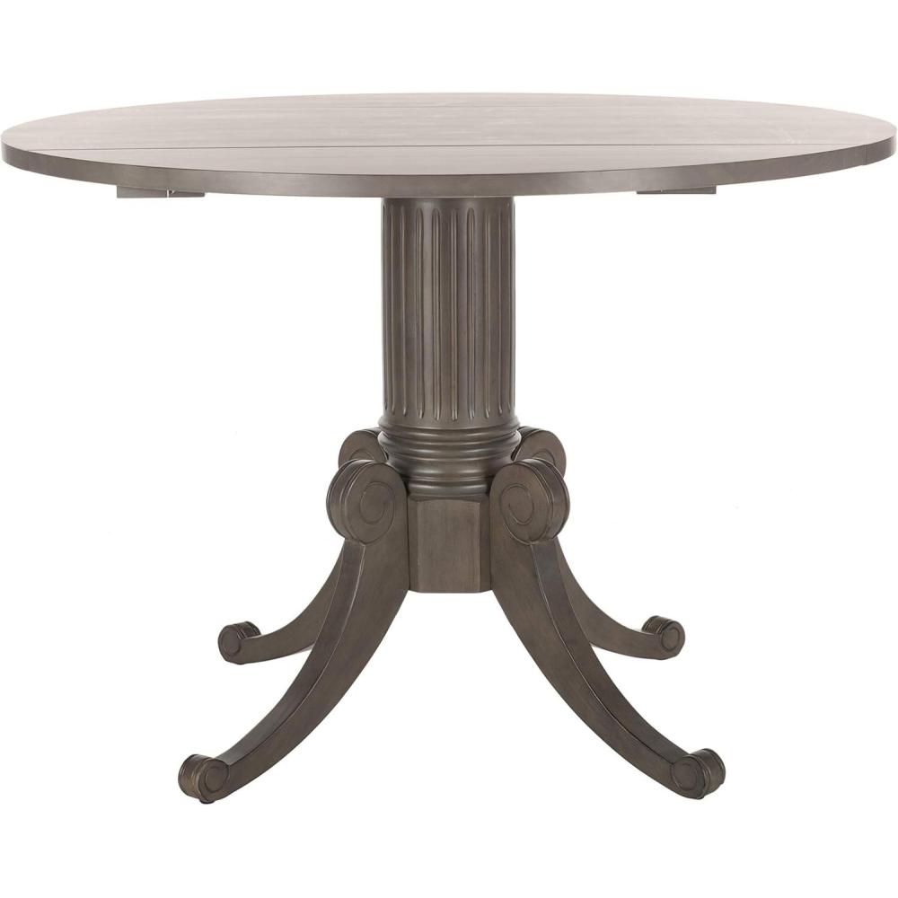 image:imageSafavieh Home Forest Traditional Rustic Natural Drop Leaf Dining TableGrey Wash