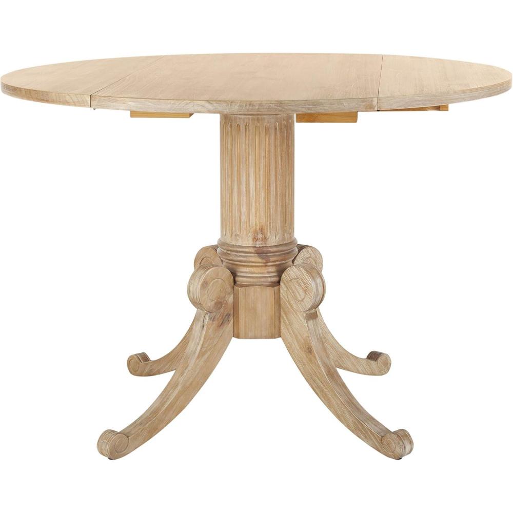 image:imageSafavieh Home Forest Traditional Rustic Natural Drop Leaf Dining TableRustic Natural