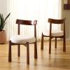 SAFAVIEH Furniture – Anselm Dining Chair Set of 2 – White & Light Blonde Solid Wood – Modern Upholstered Chair – Fully Assembled – Ideal for Dining Room, Kitchen, 19″ Seat Height (DCH8810C-SET2)(White/Walnut)