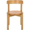 SAFAVIEH Furniture – Calixto Dining Chair Set of 2 – Black Solid Wood – Round Seat Modern Chair – Fully Assembled – Ideal for Dining Room, Kitchen, 19″ Seat Height (DCH8809B-SET2)(Light Blonde)