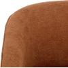 SAFAVIEH Furniture – Lahela Barrel Back Accent Chair – Black Upholstered Fabric – Fully Assembled – Ideal for Living Room, Bedroom, Dining Space, 18.3″ Seat Height (ACH3402B)(Terracotta)