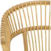 SAFAVIEH Furniture – Varvara Woven Accent Chair – Natural Rattan – Fully Assembled – Ideal for Living Room, Bedroom, Dining Space, 16″ Seat Height (ACH9905A)(Natural)