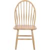 SAFAVIEH Furniture – Wendall Chair Set of 2 – Natural Solid Wood – Windsor Style High Back Spindle Chair – Ideal for Dining Room, Kitchen, 18″ Seat Height (DCH8509B-SET2)(Natural)