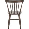 SAFAVIEH Home Collection – Winona Set of 2 Honey Windsor Farmhouse Dining Chairs, Spindle Back Wood Chairs, Classic Casual Seating (DCH8500K-SET2)(Dark Walnut)