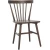 SAFAVIEH Home Collection – Winona Set of 2 Honey Windsor Farmhouse Dining Chairs, Spindle Back Wood Chairs, Classic Casual Seating (DCH8500K-SET2)(Dark Walnut)