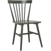 SAFAVIEH Home Collection – Winona Set of 2 Honey Windsor Farmhouse Dining Chairs, Spindle Back Wood Chairs, Classic Casual Seating (DCH8500K-SET2)(Dusty Green)