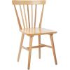 SAFAVIEH Home Collection – Winona Set of 2 Honey Windsor Farmhouse Dining Chairs, Spindle Back Wood Chairs, Classic Casual Seating (DCH8500K-SET2)(Natural)