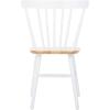 SAFAVIEH Home Collection – Winona Set of 2 Honey Windsor Farmhouse Dining Chairs, Spindle Back Wood Chairs, Classic Casual Seating (DCH8500K-SET2)(White / Natural)