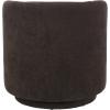 SAFAVIEH Home Collection Hayls Brown Linen Swivel Accent Chair (Fully Assembled)(Brown)
