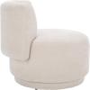 SAFAVIEH Home Collection Rhyt Beige Linen Accent Chair (Fully Assembled)(Beige)