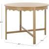 SAFAVIEH Home Collection Seraphina Desert Brown Round Dining Table(Desert Brown)