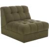SAFAVIEH Home Collection Thane Sage Velvet Tufted Accent Chair (Fully Assembled)(Sage)