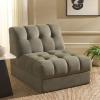 SAFAVIEH Home Collection Thane Sage Velvet Tufted Accent Chair (Fully Assembled)(Sage)