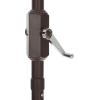 SAFAVIEH Outdoor – Valance 9 FT Double Top Patio Umbrella – Orange & White Trim, Crank Lift, Aluminum Frame with Brown Pole, Weather Resistant for Deck, Backyard, Garden (PAT8206O)