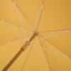 SAFAVIEH Outdoor – Valencia 6.5 FT Beach Umbrella – Canopy with White Fringe Trim, Tilt Function, Aluminum Pole, Weather Resistant for Beach, Patio, Garden (PAT8503)(Yellow)